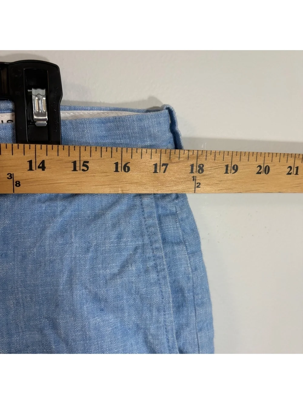 J. Crew Stanton Men's Size 34 Blue Baird McNutt Irish Linen Shorts w/ 9